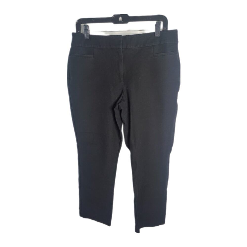 🆓 FREE Ann Taylor Factory black slacks work pants sz 10 Business Basic Casual